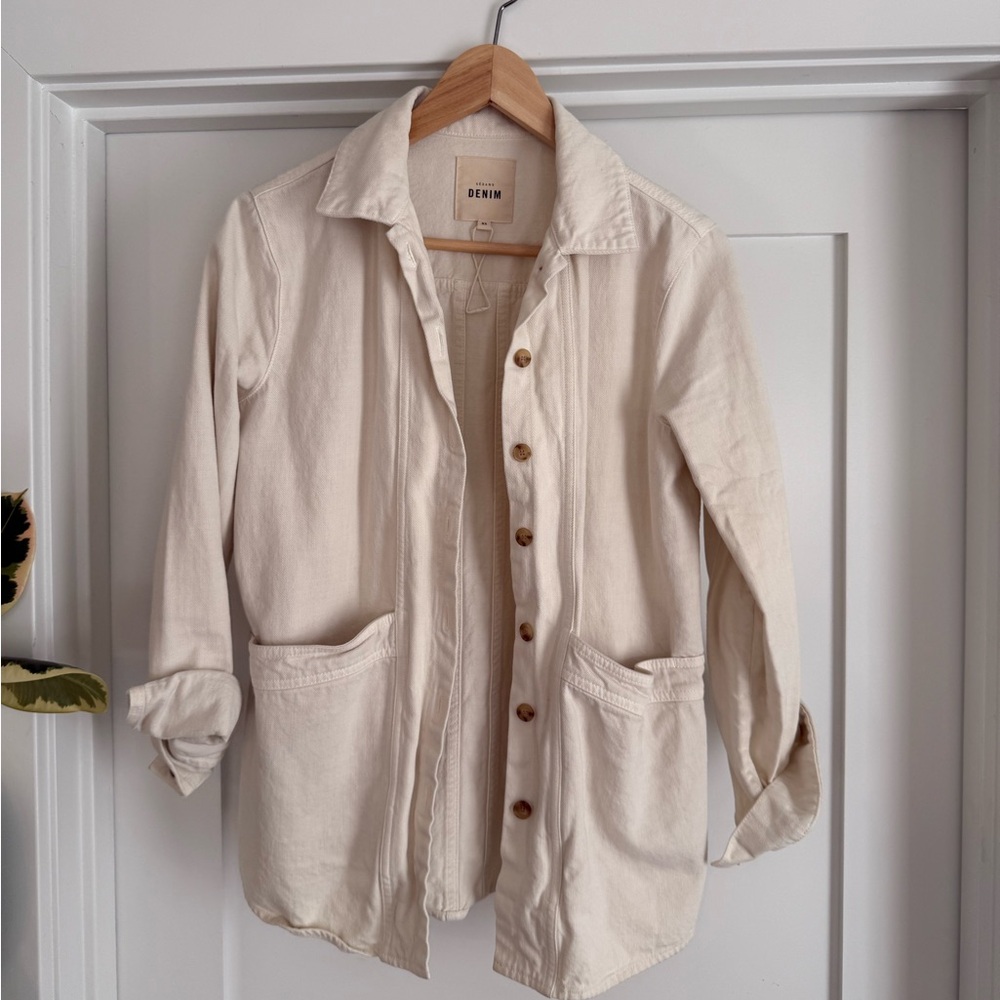 Sézane Will Jacket - White size XS